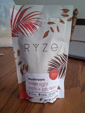 Mushroom Overnight Oats + Protein - Cinnamon (White & Brown)
